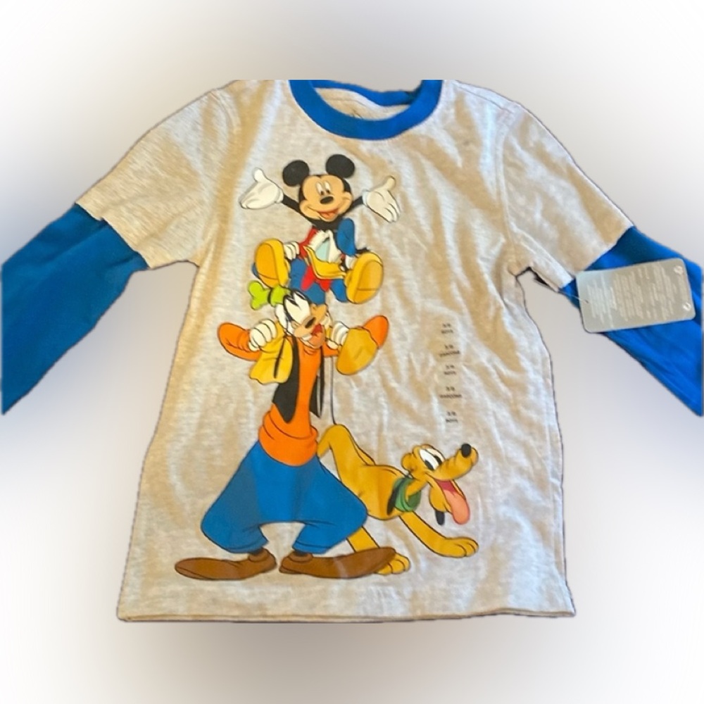NEW| Disney friends long sleeve shirt | boy | size: 5/6